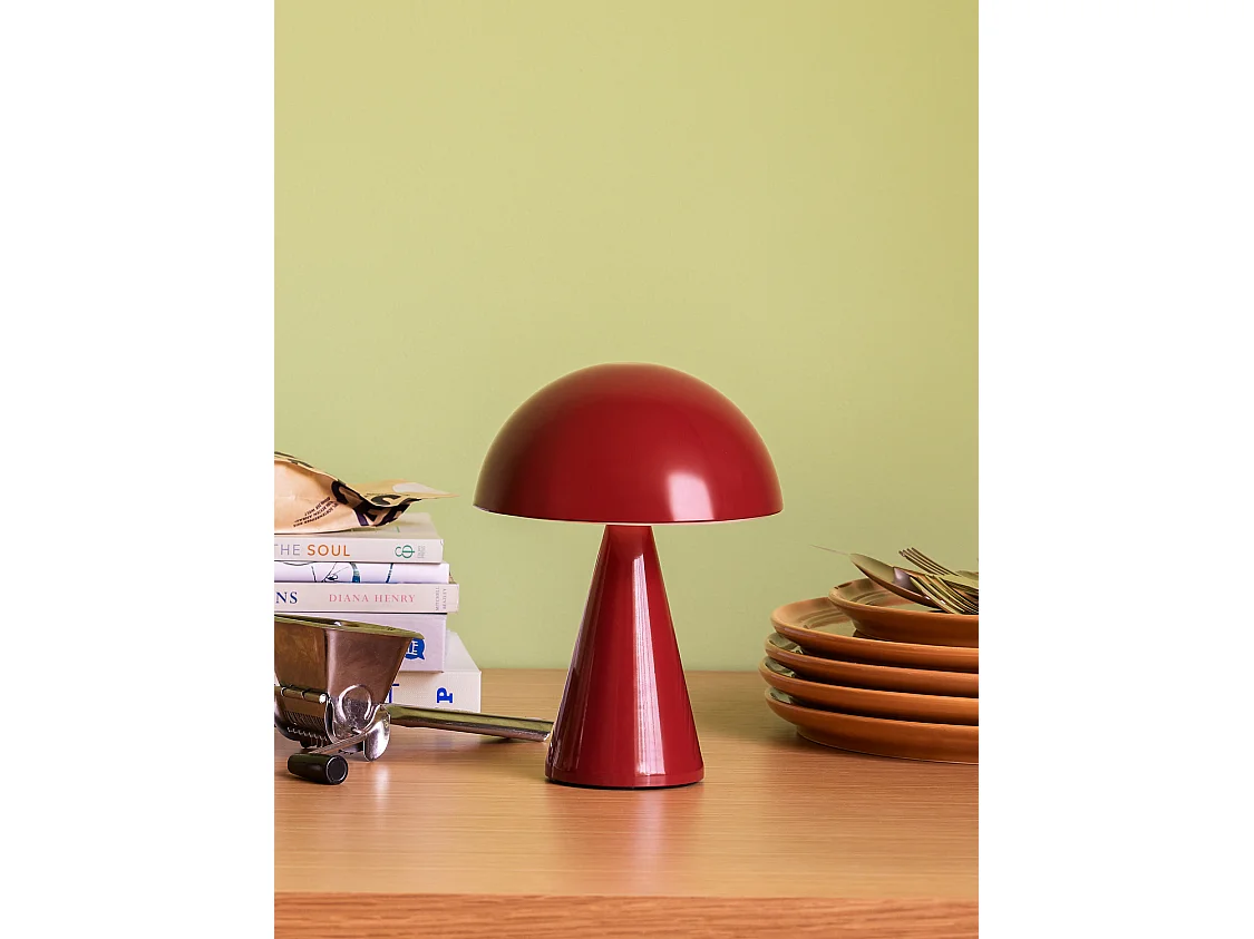 Hübsch Lampe Portable Rouge MUSH