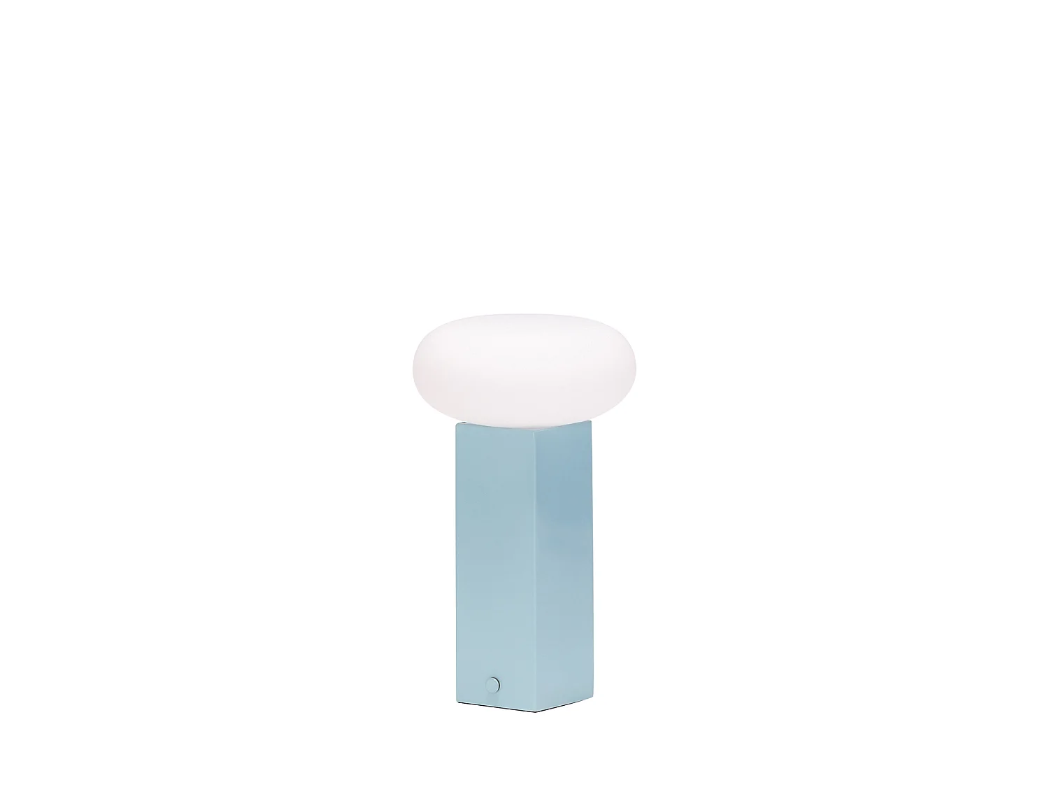 Hübsch Lampe Portable Verre Bleu LOW