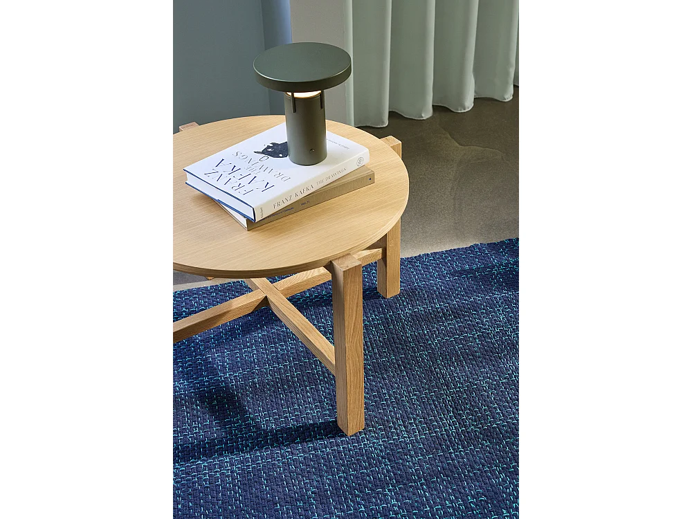 Hübsch Lampe Portable Mini Bois Vert métallique BRINGME