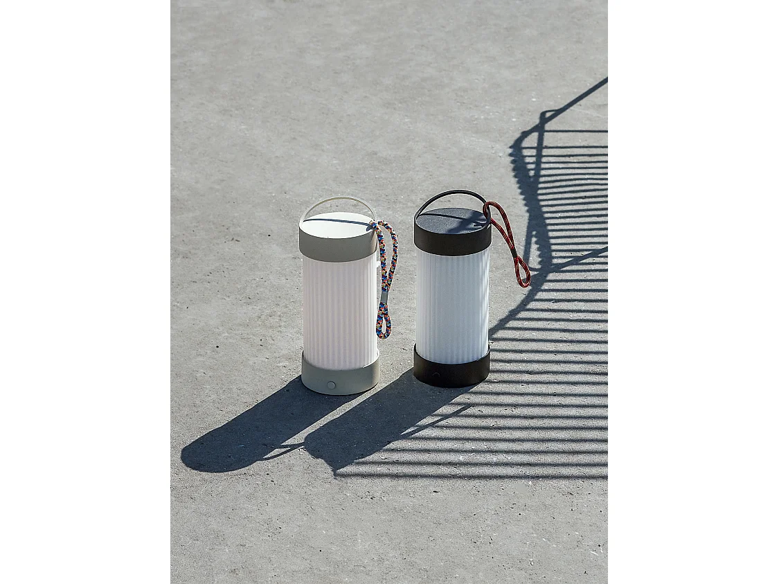 Hübsch Lampe portable Verre Sand CAMP