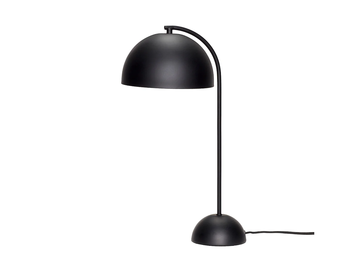 Hübsch Lampe de table Noir FORM