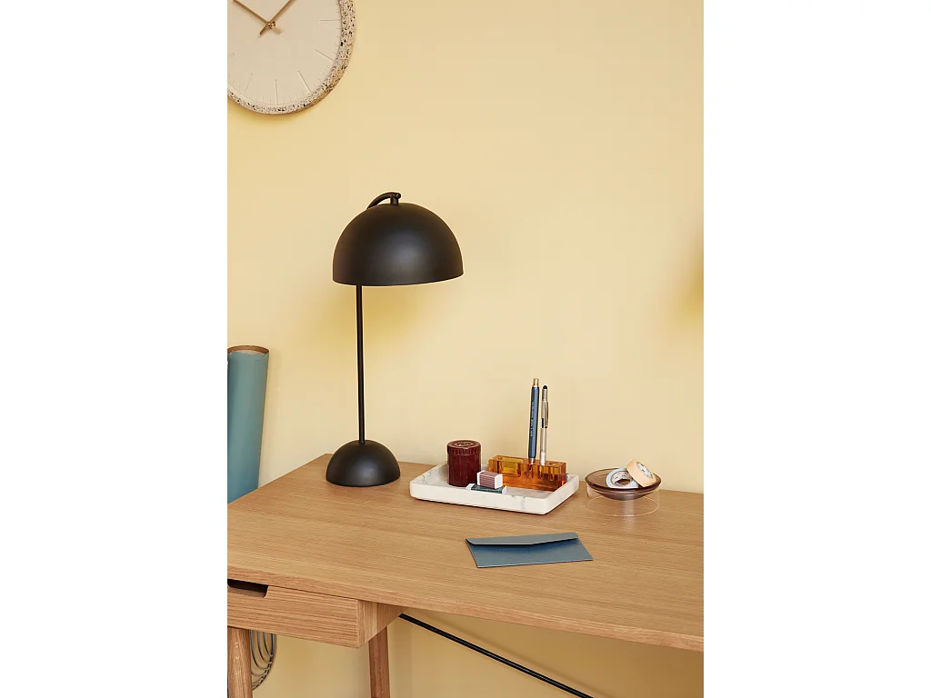 Hübsch Lampe de table Noir FORM