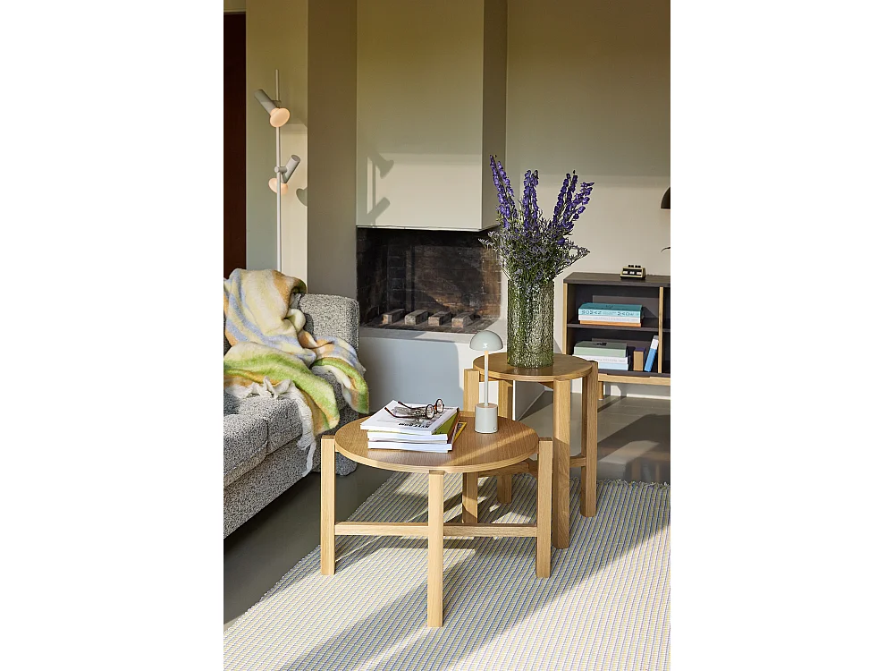 Hübsch Lampadaire Set Verre Light Grey SET