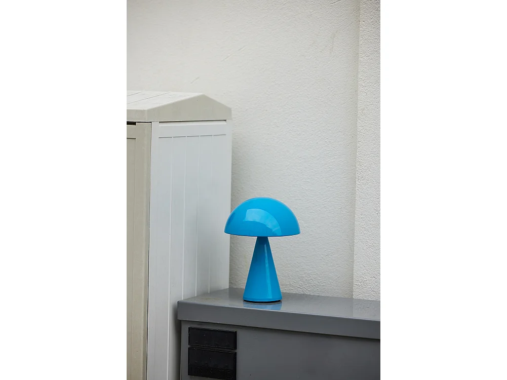 Hübsch Lampe Portable Bleu Mush