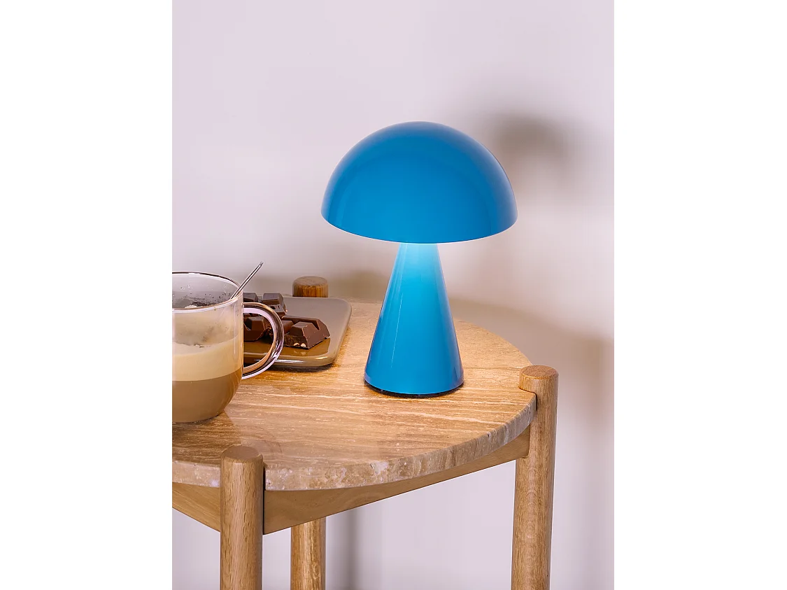 Hübsch Lampe Portable Bleu Mush