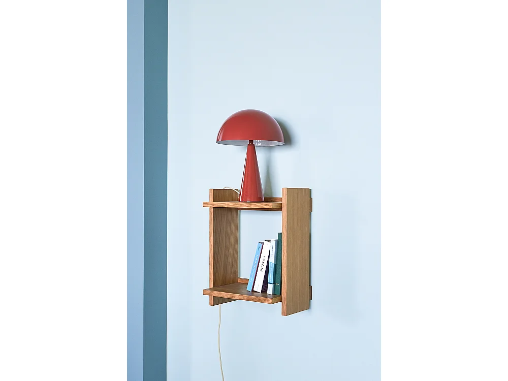 Hübsch Lampe de table Mini Fer Rouge MUSH