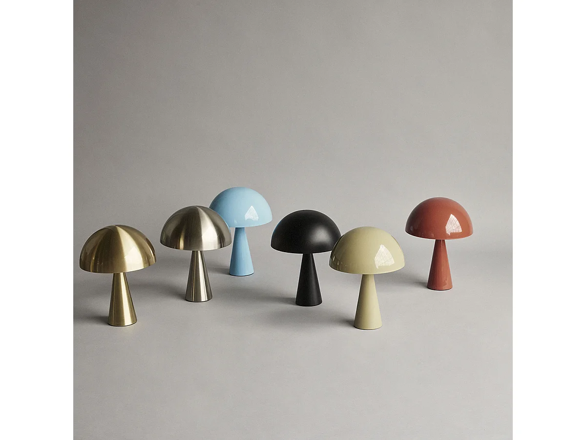 Hübsch Lampe de table Mini Fer Rouge MUSH