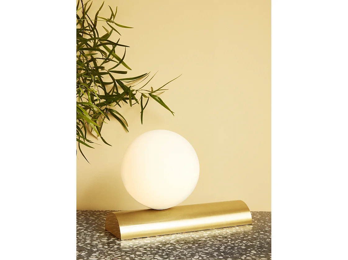 Hübsch Lampe de table  Brass BALANCE