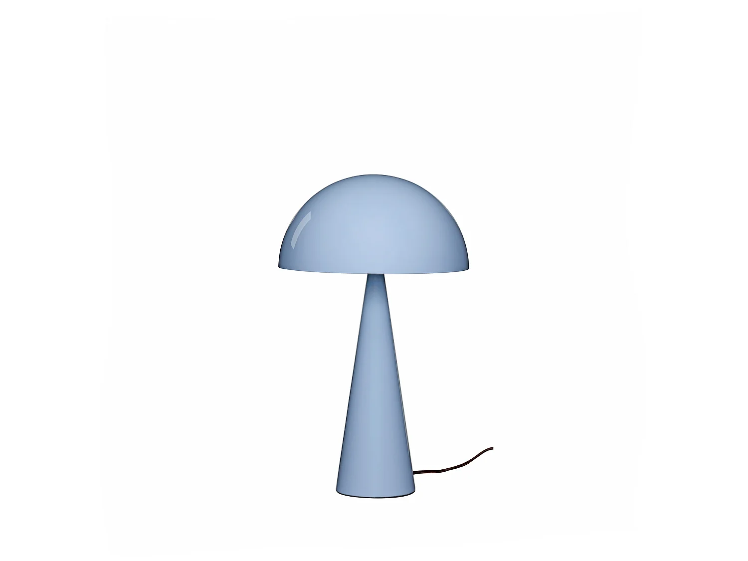 Hübsch Lampe de Table Haute Fer Bleu Glacé MUSH