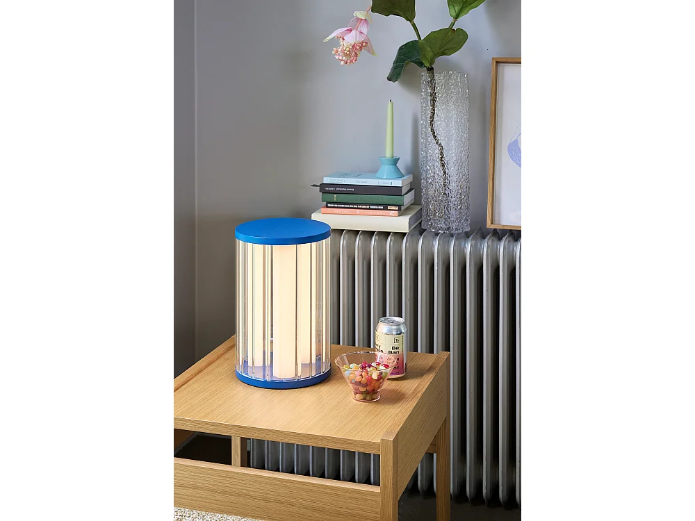 Hübsch Lampe de Table  Bleu ARU