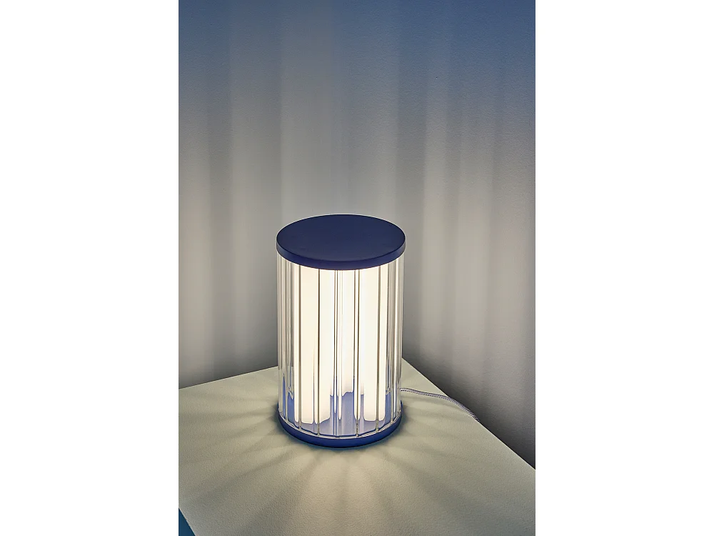 Hübsch Lampe de Table  Bleu ARU