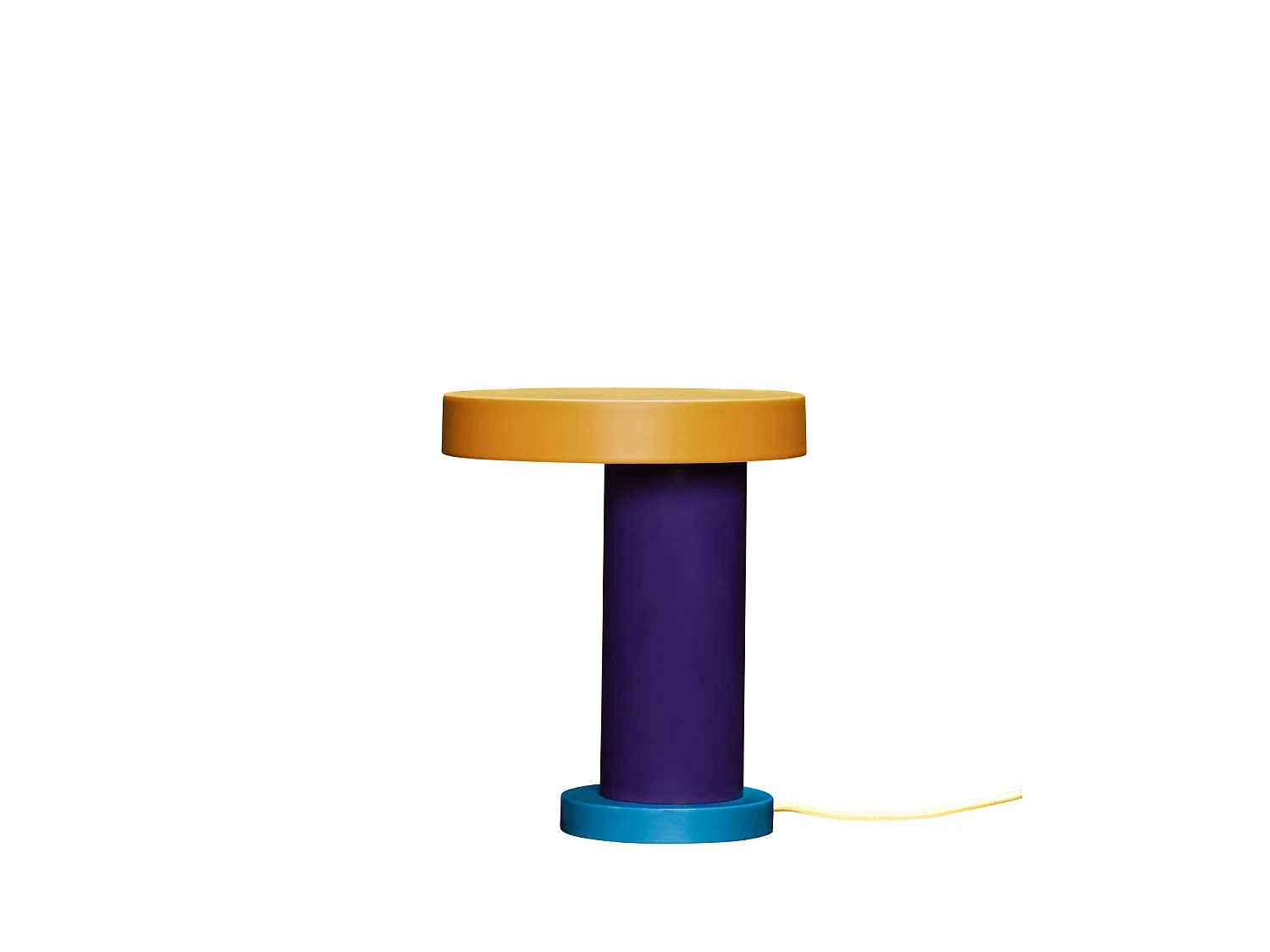 Hübsch Lampe de table Violet/Jaune Iron MAGIC