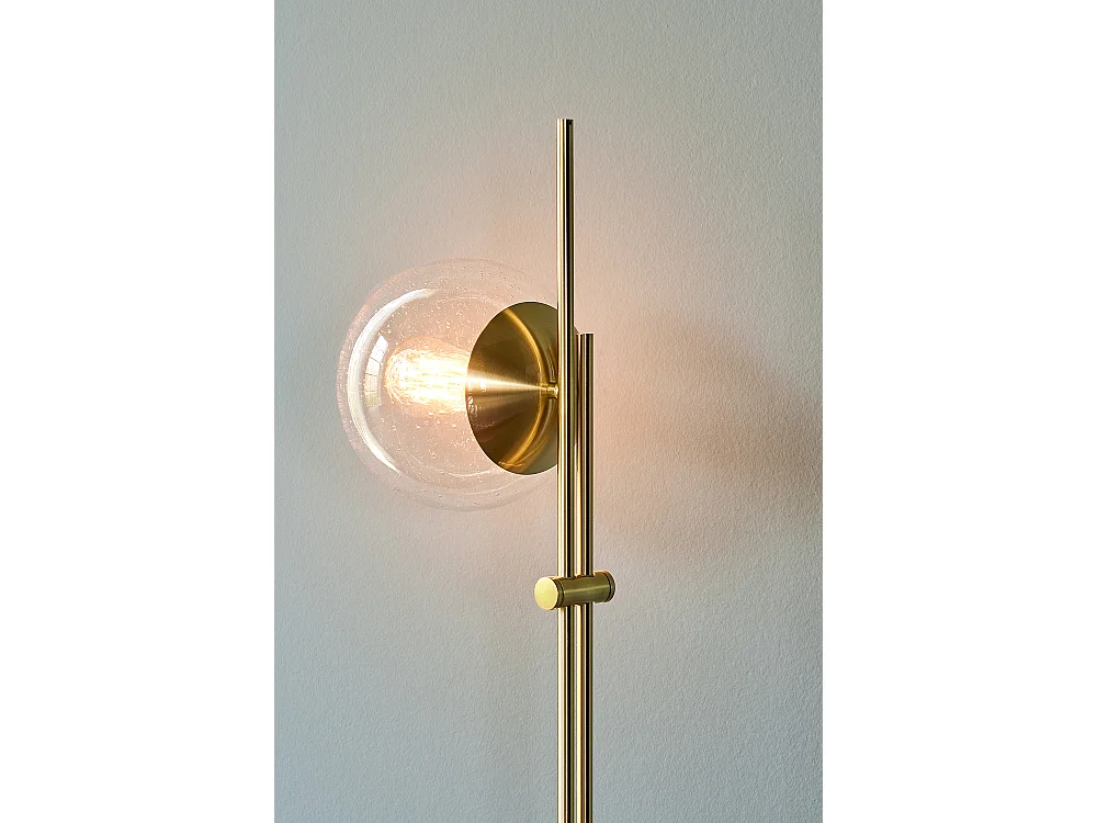 Hübsch Lampadaire Verre Laiton BUBBLE