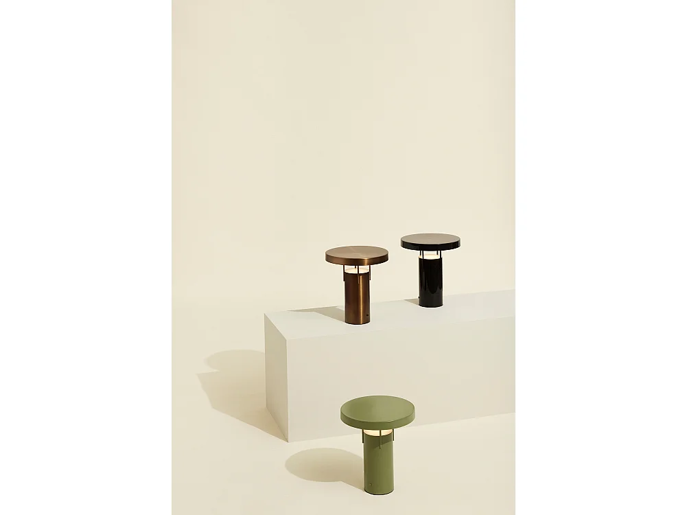 Hübsch Lampe Portable Vert BringMe