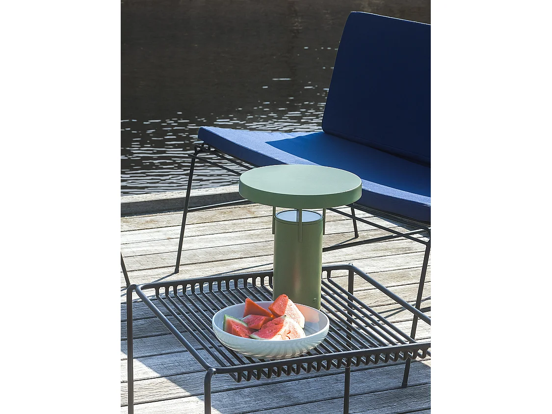 Hübsch Lampe Portable Vert BringMe