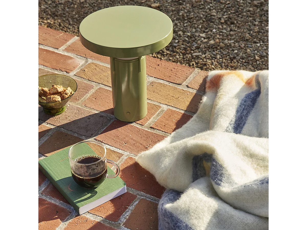 Hübsch Lampe Portable Vert BringMe