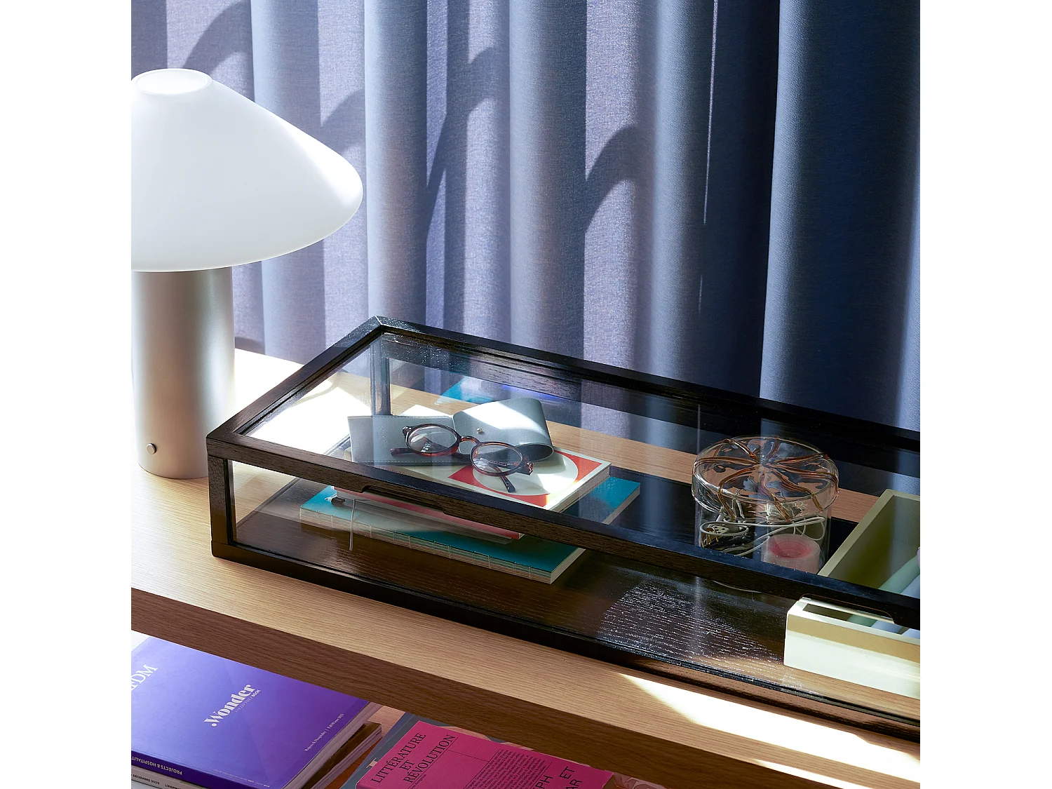 Hübsch Lampe de table Métal Argenté ORBIT