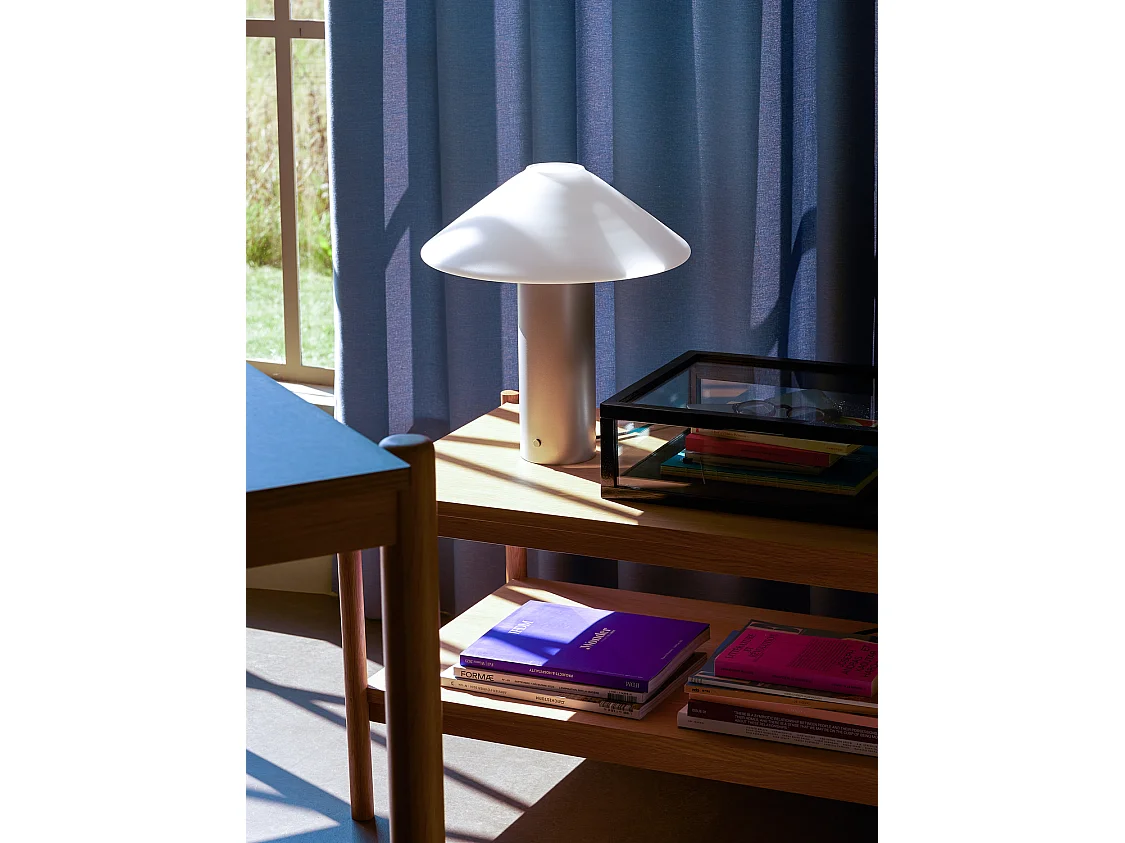 Hübsch Lampe de table Métal Argenté ORBIT