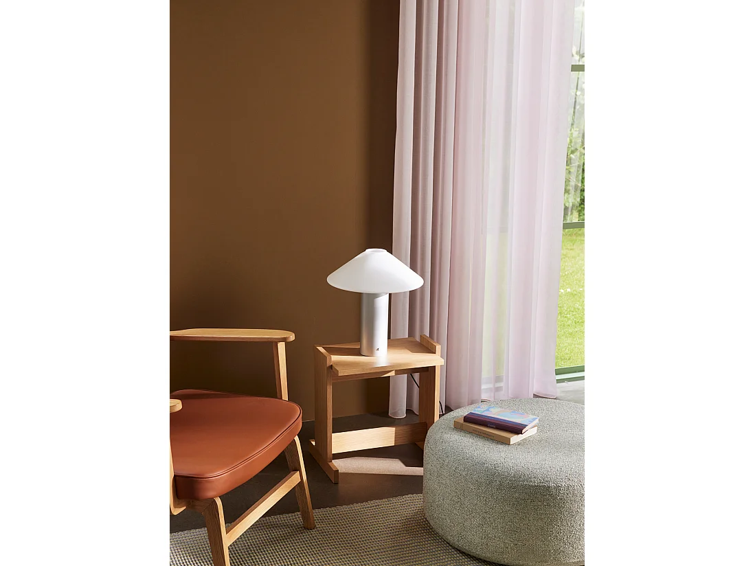 Hübsch Lampe de table Métal Argenté ORBIT