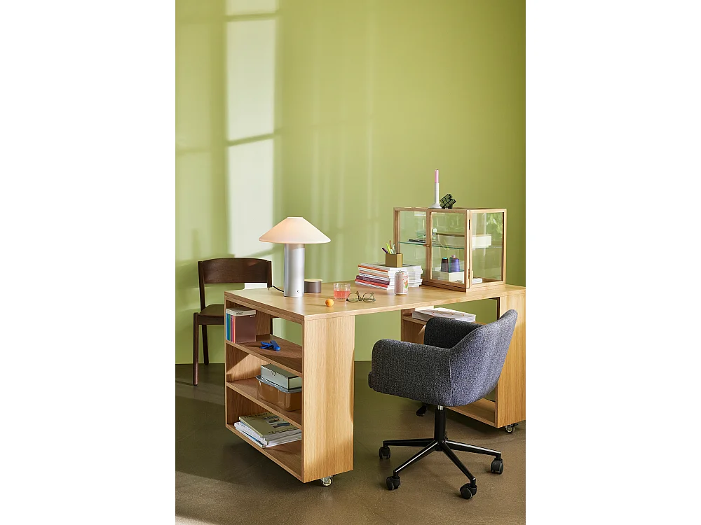 Hübsch Lampe de table Métal Argenté ORBIT