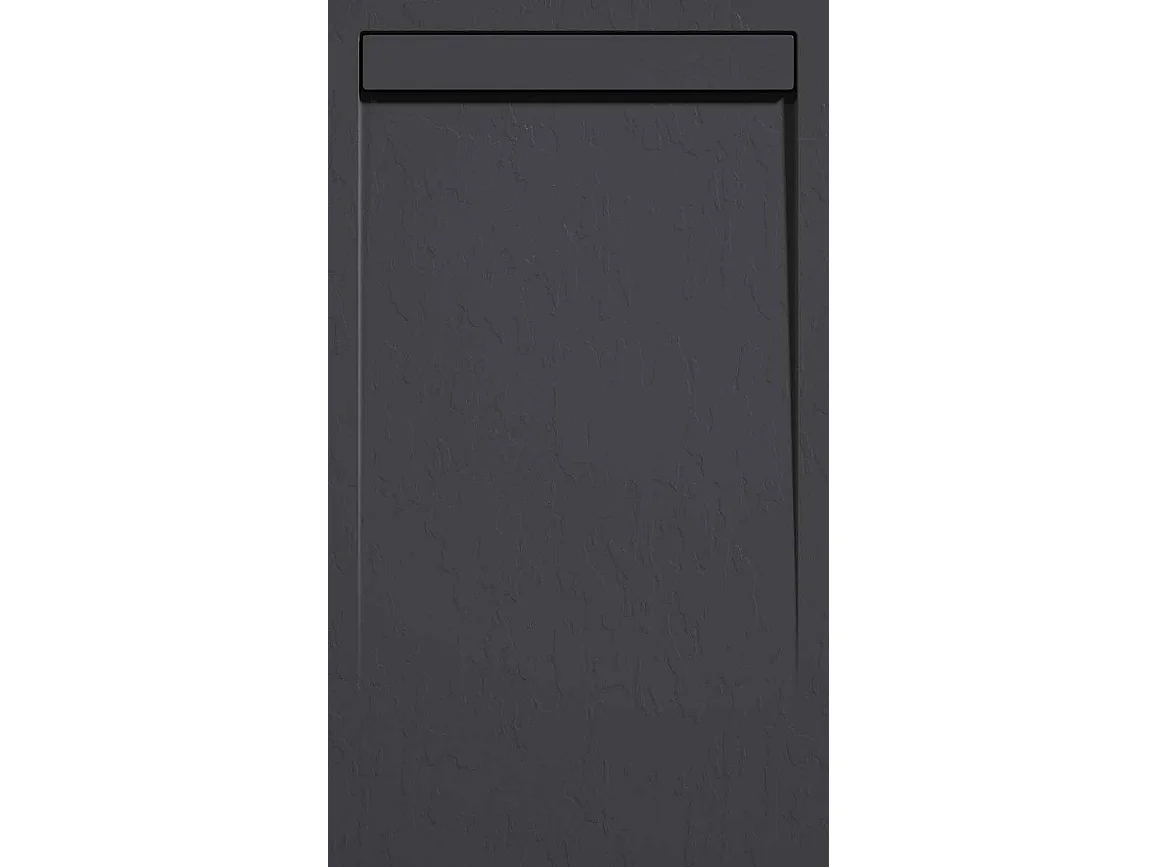 Plato de ducha pizarra CLEVER ANTRACITA  70x180 cm