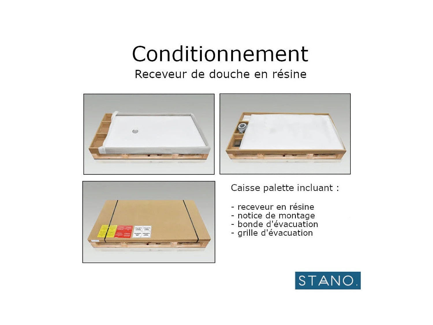 Plato de ducha pizarra CLEVER ANTRACITA  70x180 cm