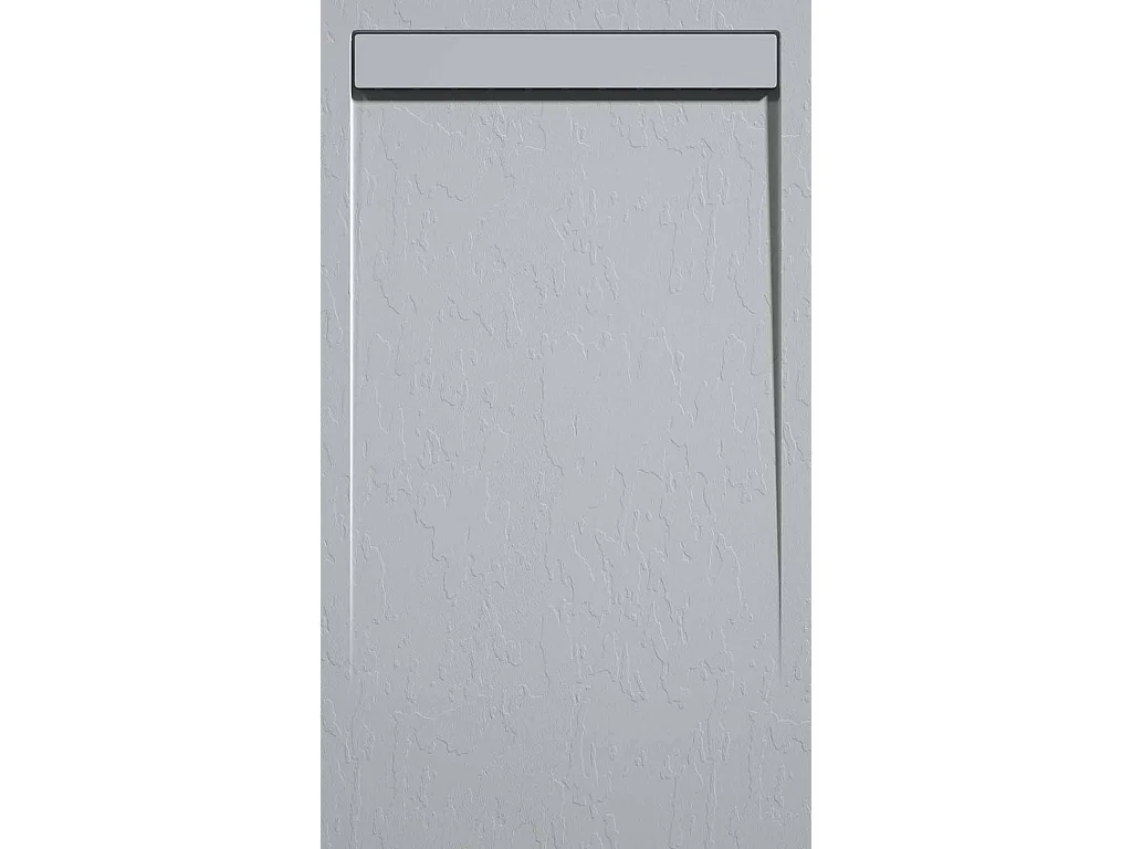 Plato de ducha pizarra CLEVER CENIZA  90x160 cm