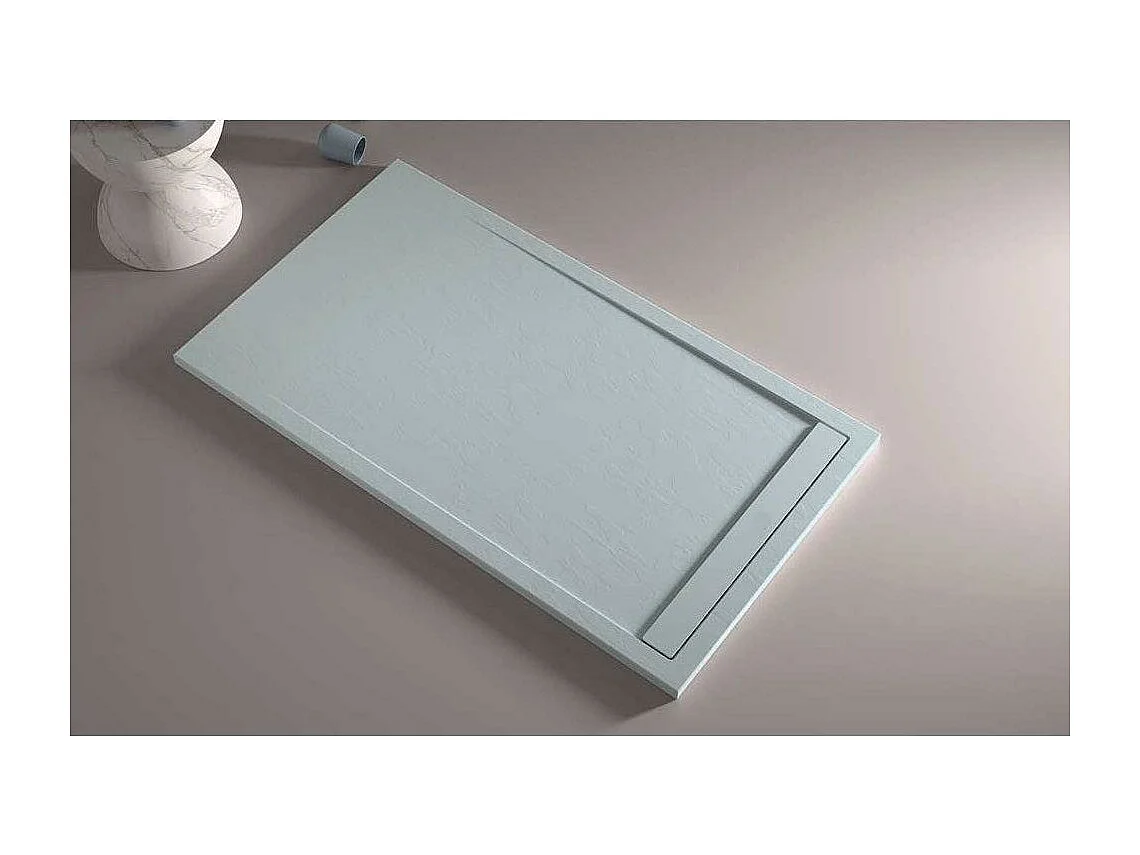 Plato de ducha pizarra CLEVER CENIZA  70x170 cm