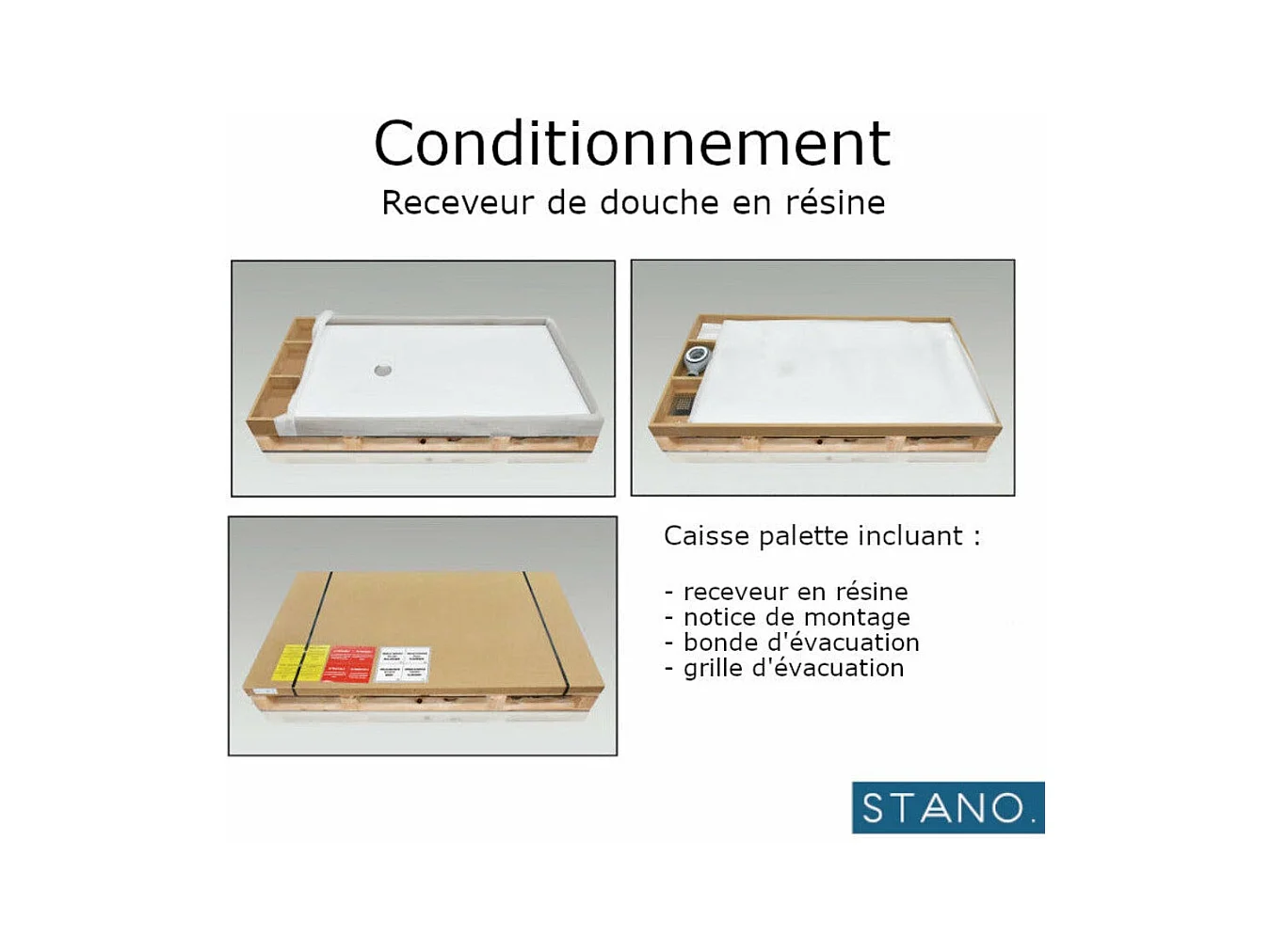 Plato de ducha pizarra CLEVER CENIZA  80x130 cm