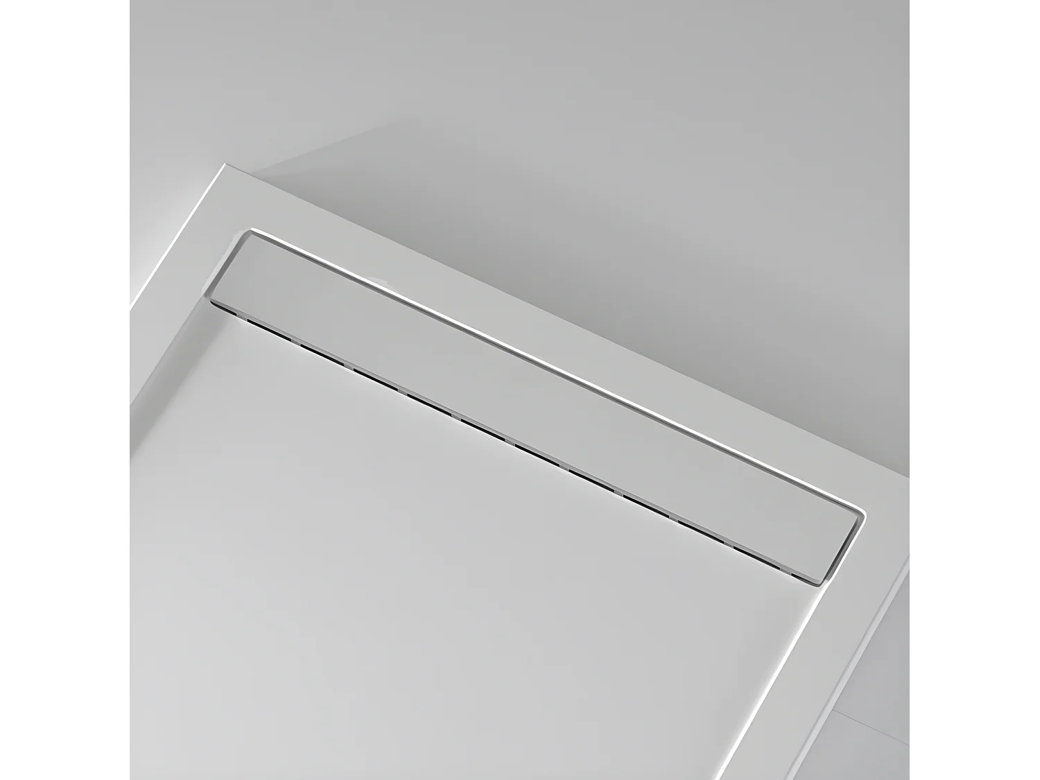 Plato de ducha pizarra CLEVER BLANCO  70x200 cm