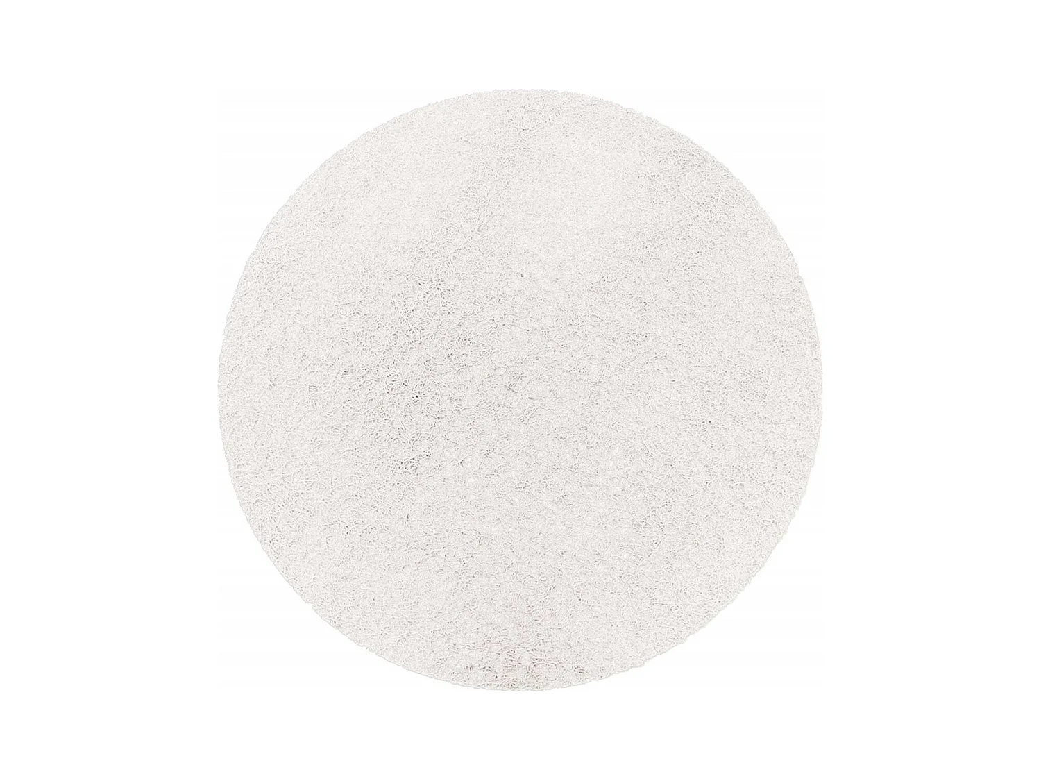 Set de Table Rond "Tortilla" 38cm Blanc