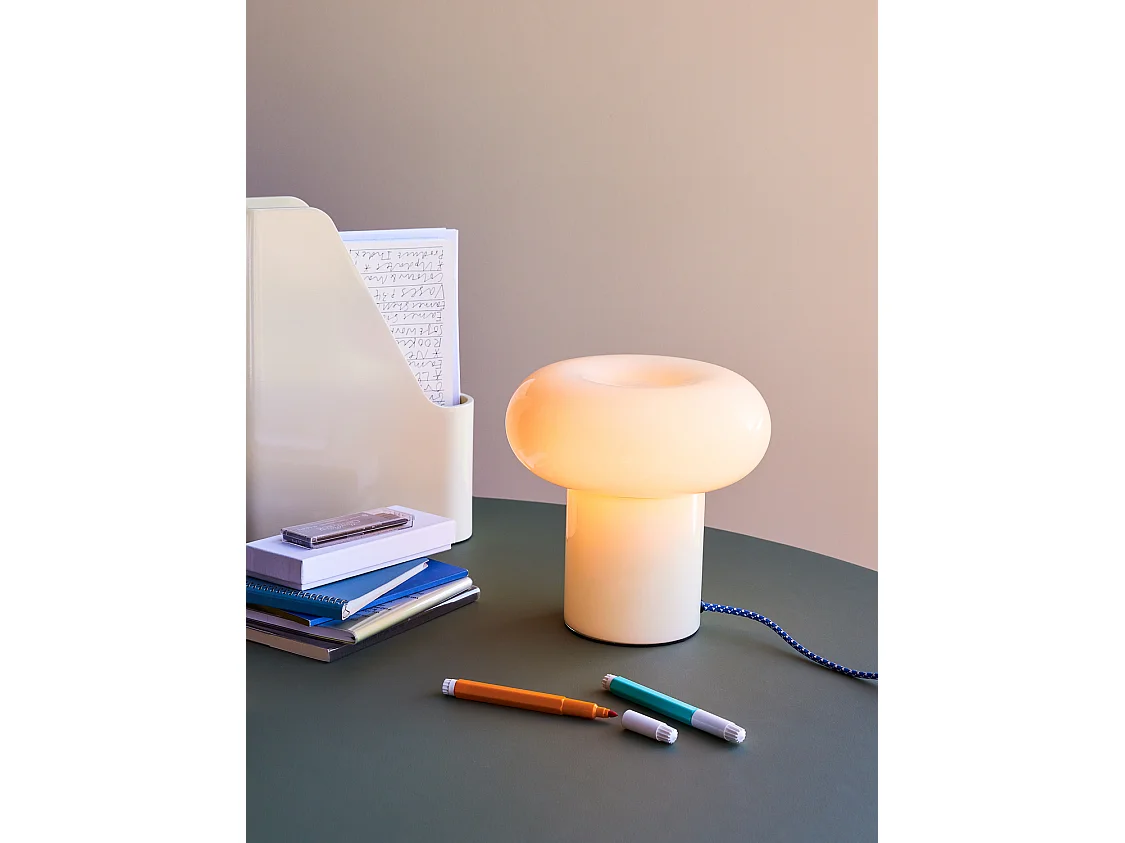 Hübsch Lampe de Table Verre Vert Clair HUES