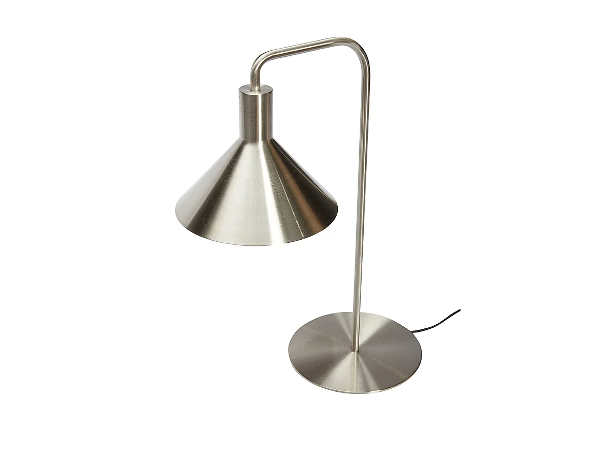 Hübsch Lampe de table Nickel SOLO