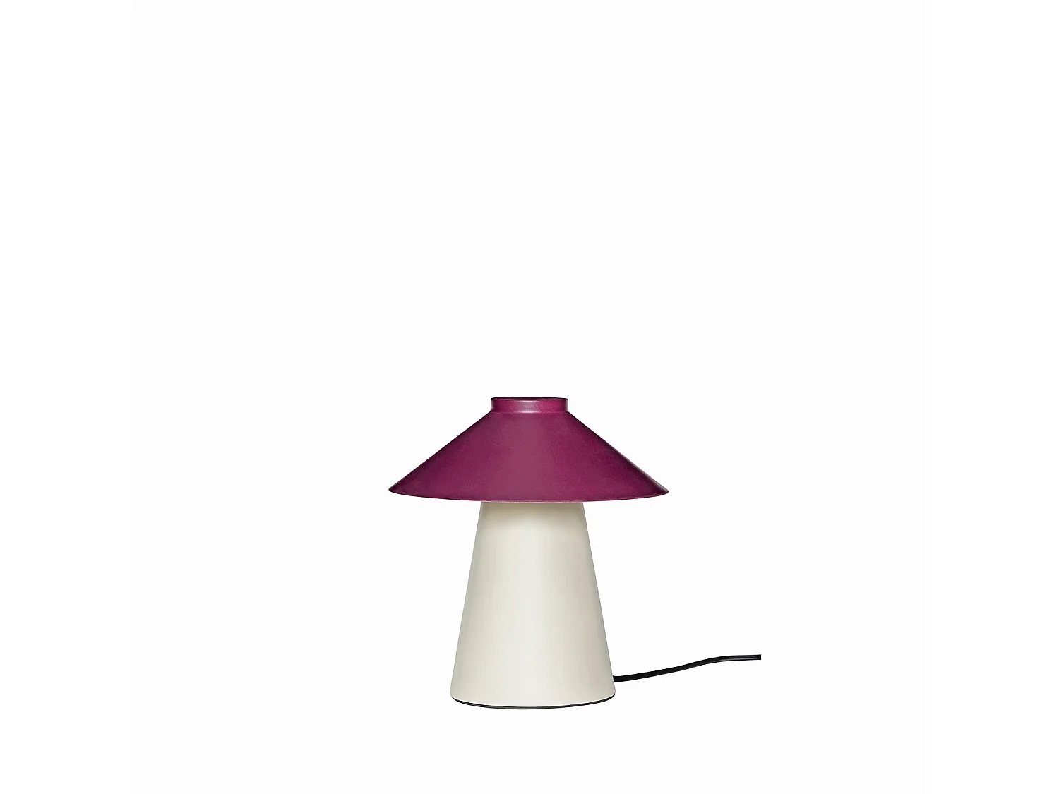 Hübsch Lampe de table Iron Sand/Burgundy CHIPPER