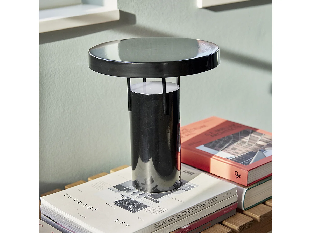 Hübsch Lampe portable Noir BRINGME