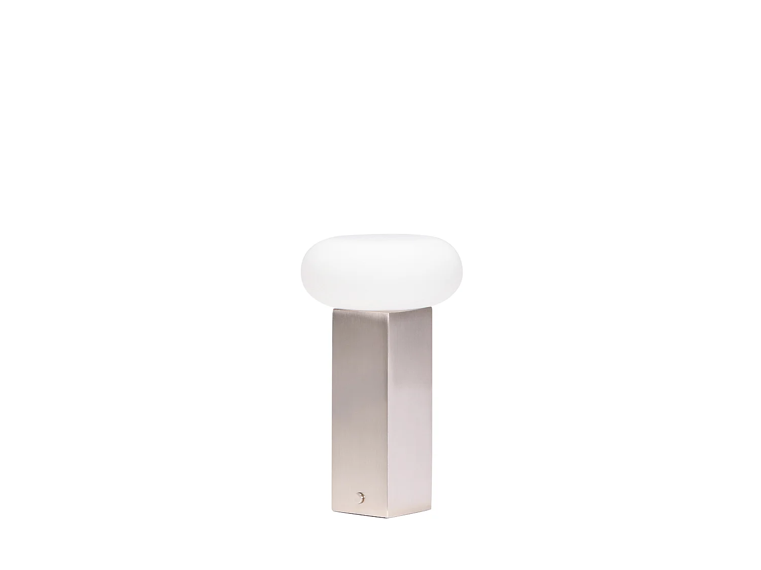 Hübsch Lampe Portable Verre Nickel LOW