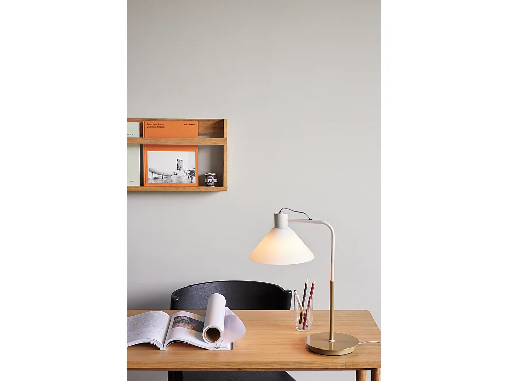 Hübsch Lampe de table Khaki Iron SPOT