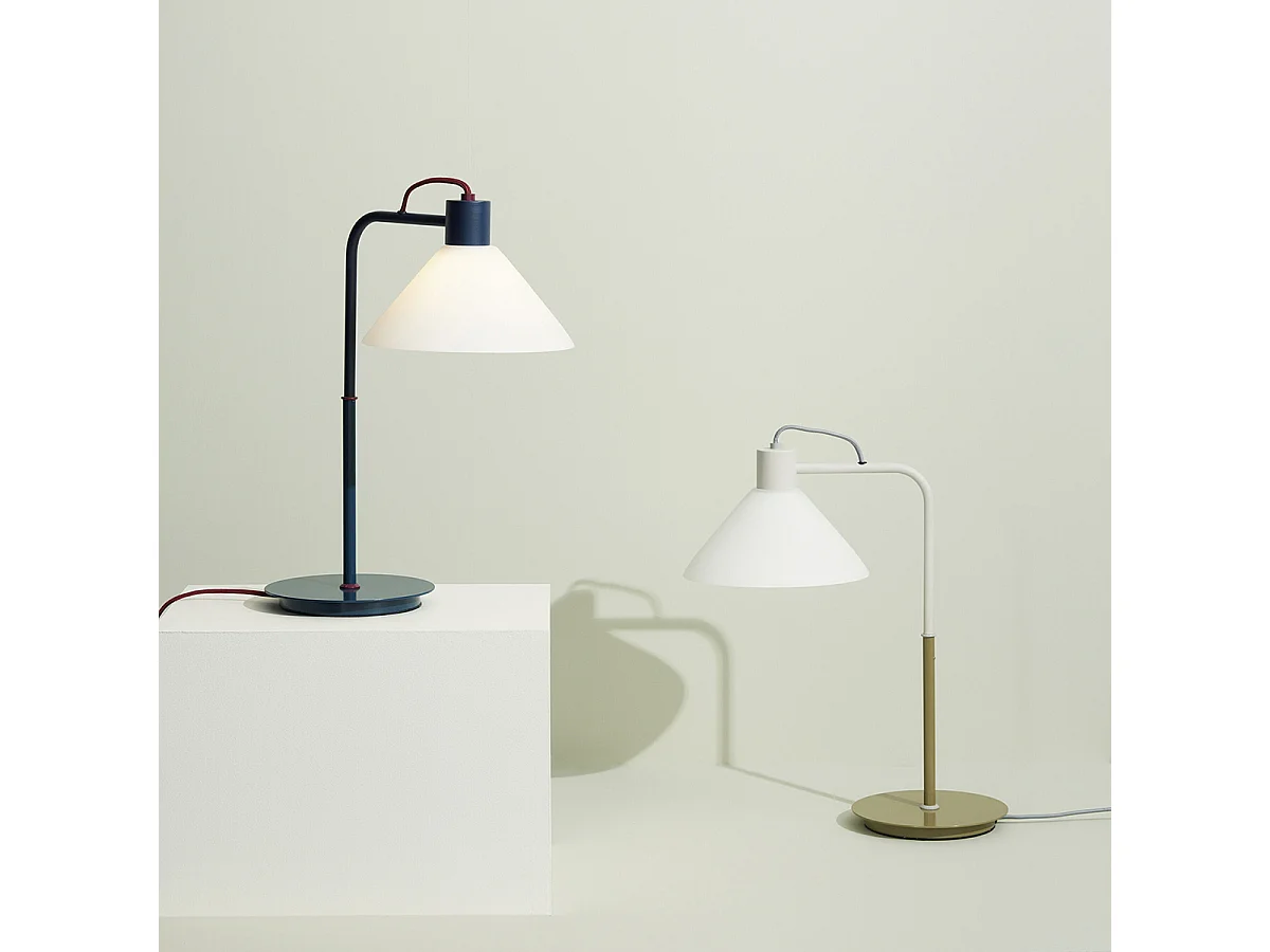 Hübsch Lampe de table Khaki Iron SPOT