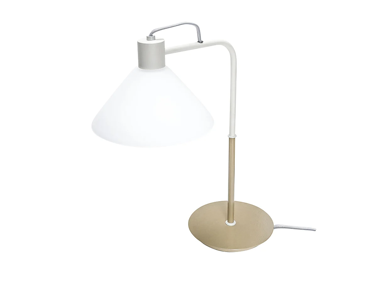 Hübsch Lampe de table Khaki Iron SPOT