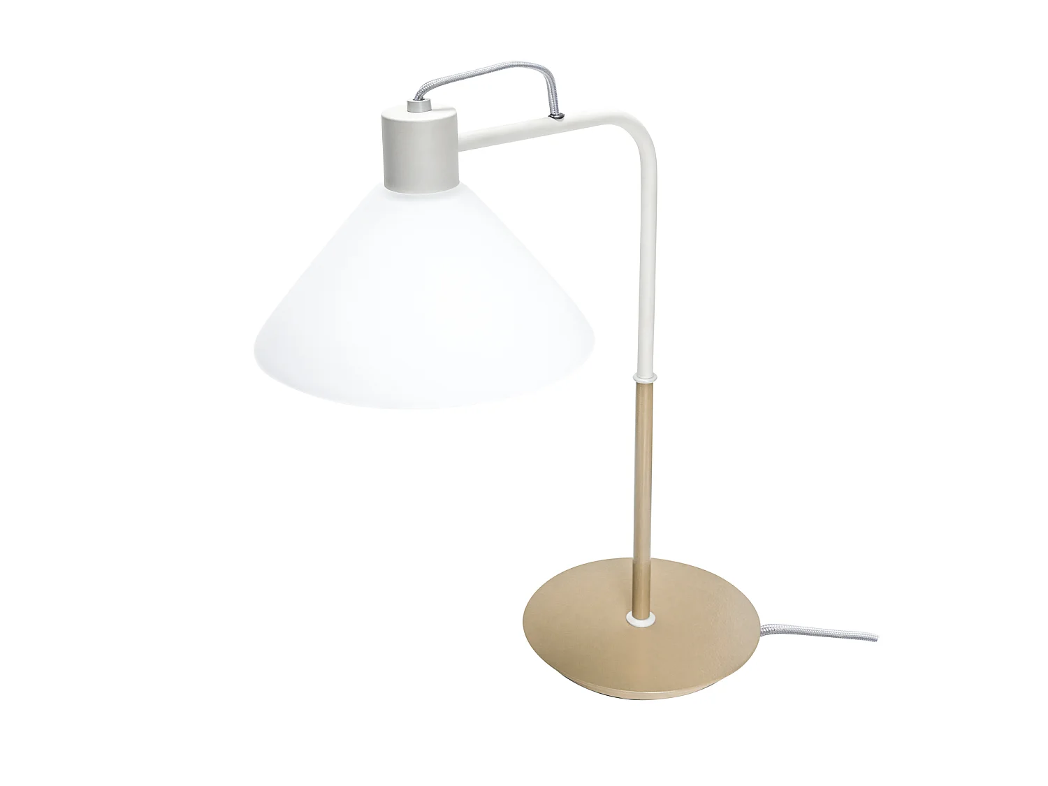 Hübsch Lampe de table Khaki Iron SPOT