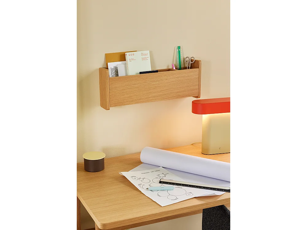 Hübsch Lampe de Table Vert/ Rouge Sleek