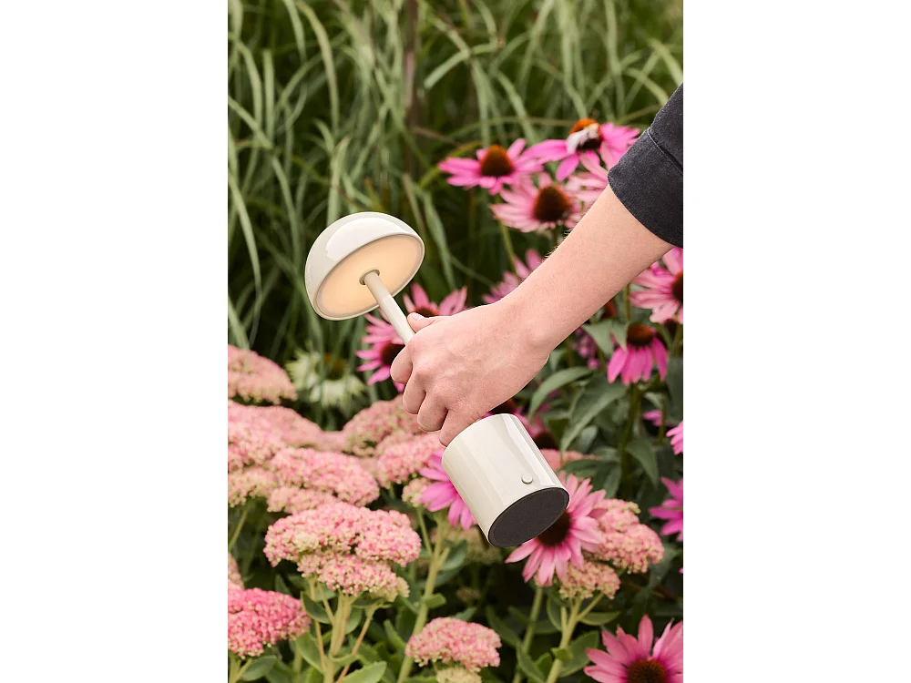 Hübsch Lampe Portable Sand TATEN