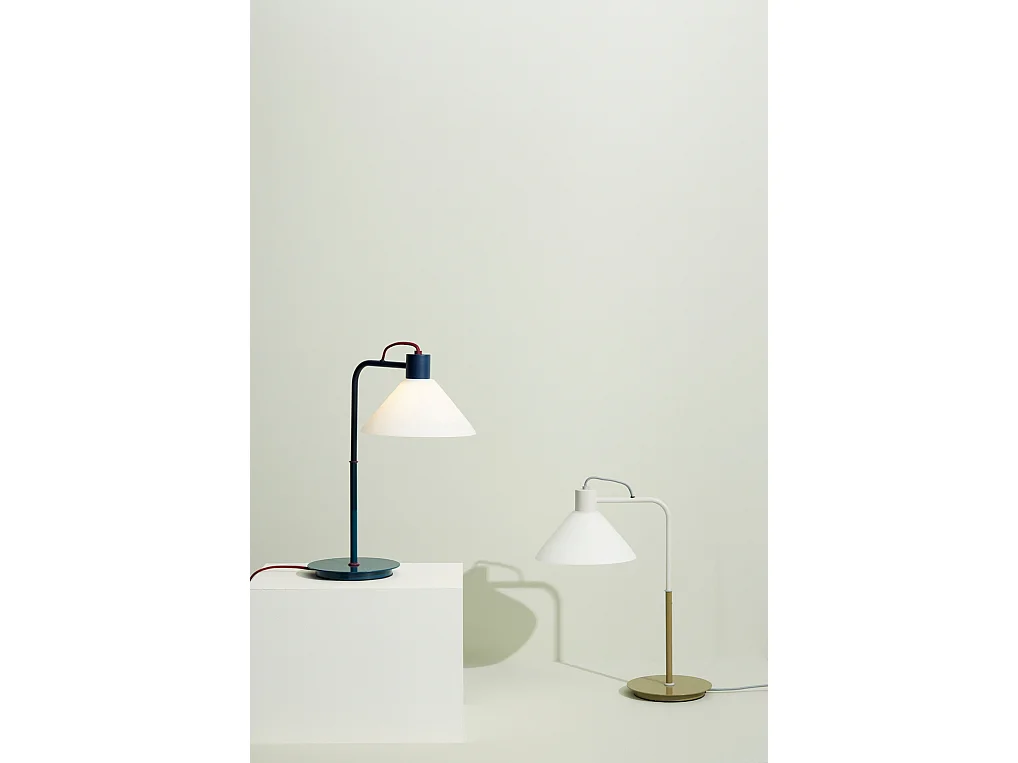 Hübsch Lampe de table Bleu Iron SPOT