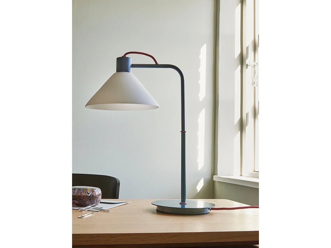 Hübsch Lampe de table Bleu Iron SPOT