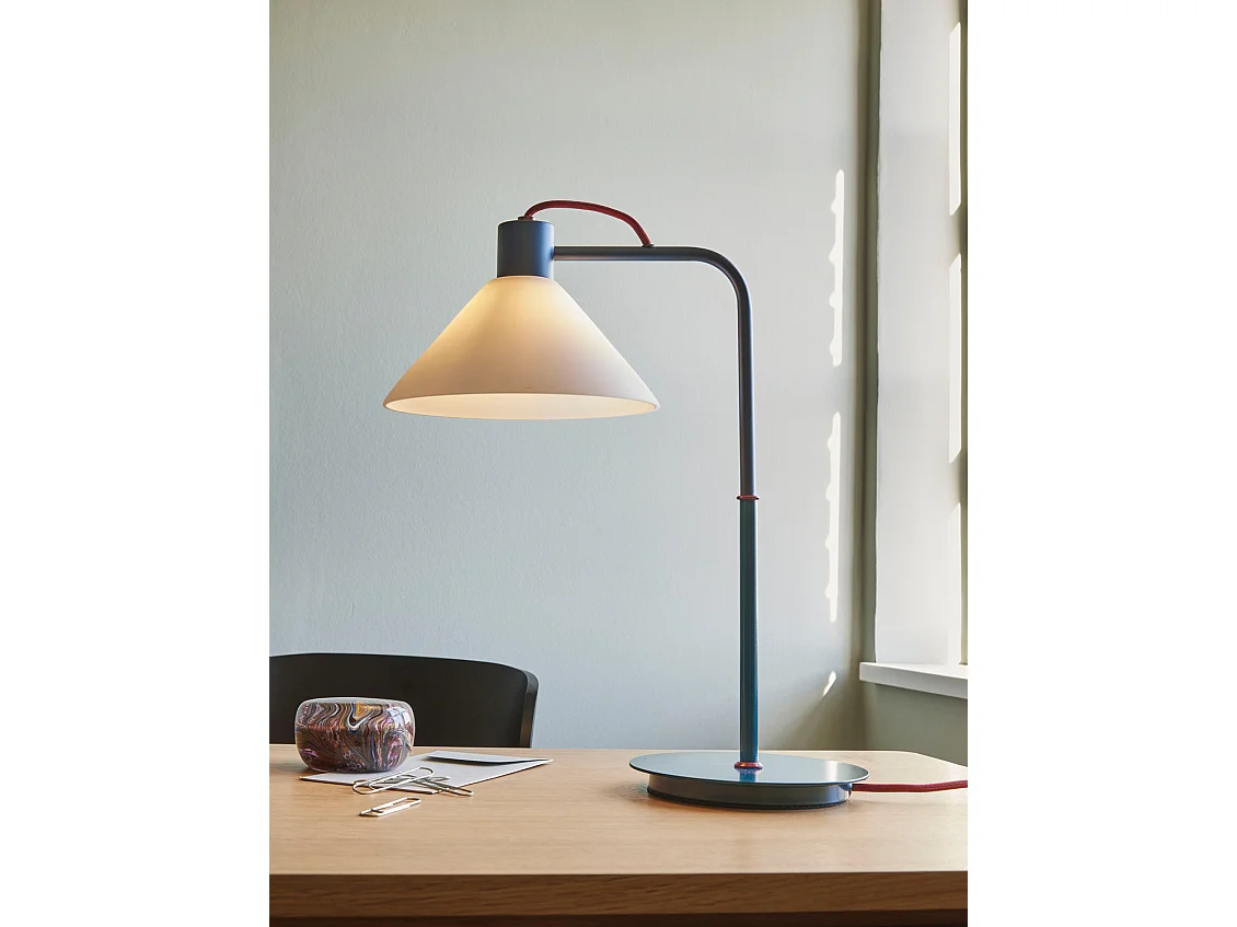 Hübsch Lampe de table Bleu Iron SPOT
