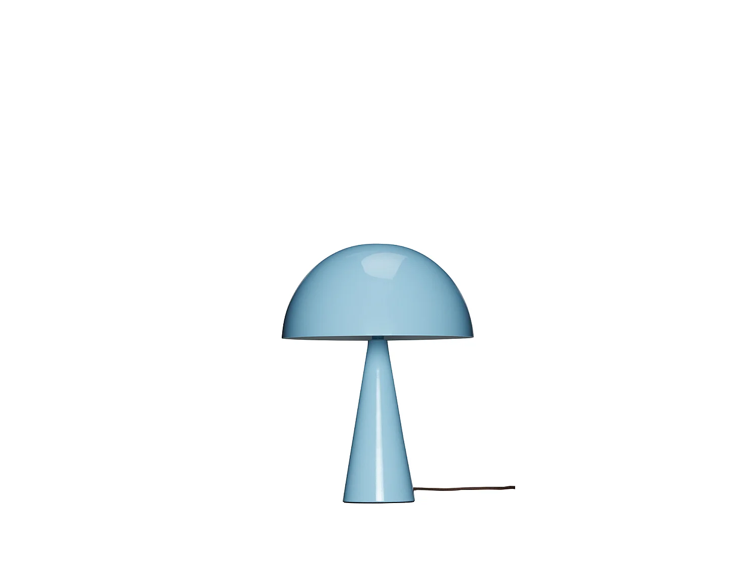 Hübsch Lampe de Table Mini Fer Bleu Clair MUSH