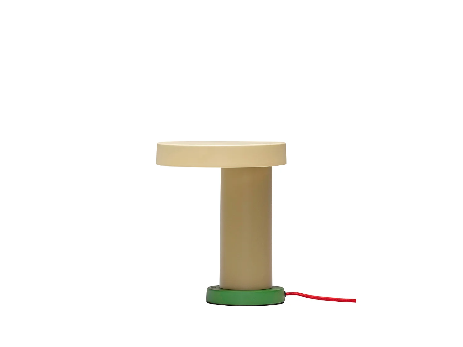 Hübsch Lampe de Table Vert Olive Iron MAGIC