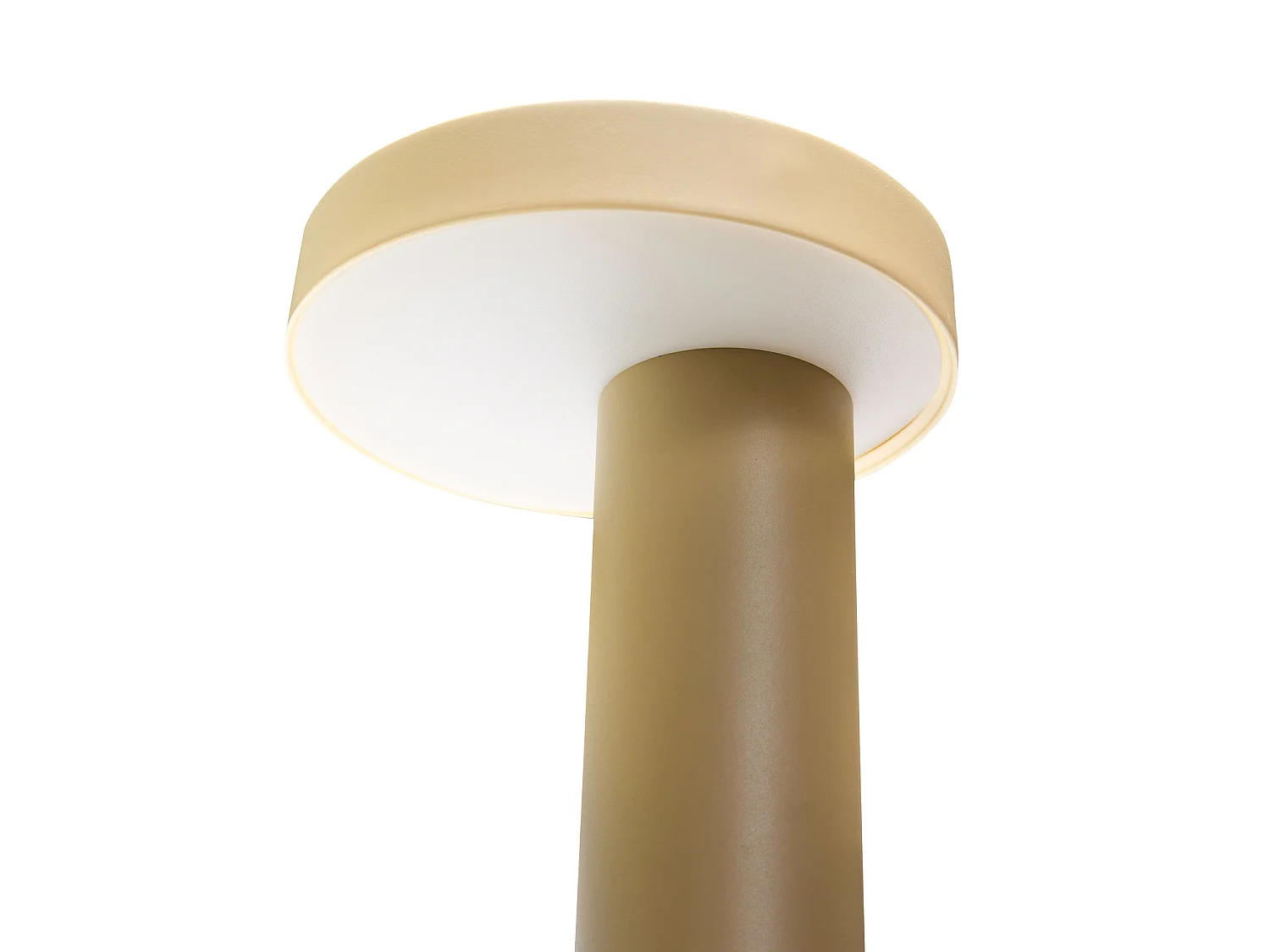 Hübsch Lampe de Table Vert Olive Iron MAGIC