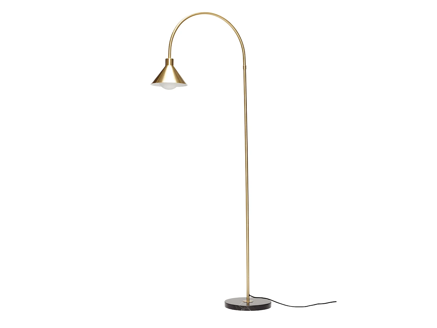 Hübsch Lampadaire Laiton Verre PIPE