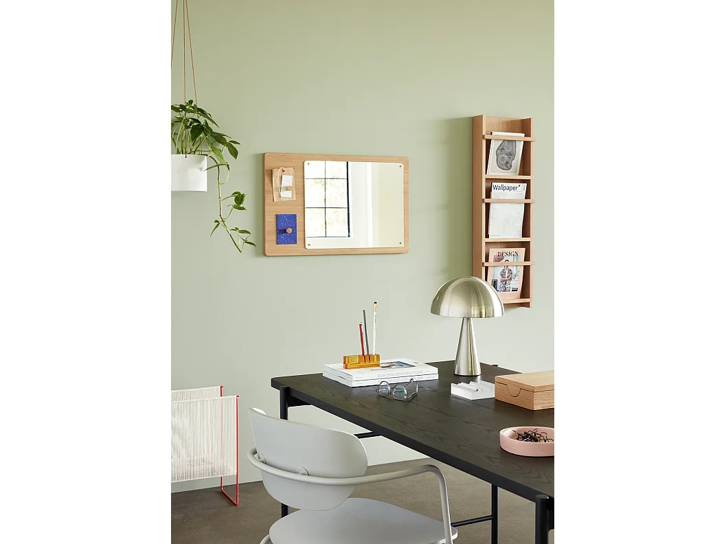 Hübsch Lampe de table Mini Nickel MUSH